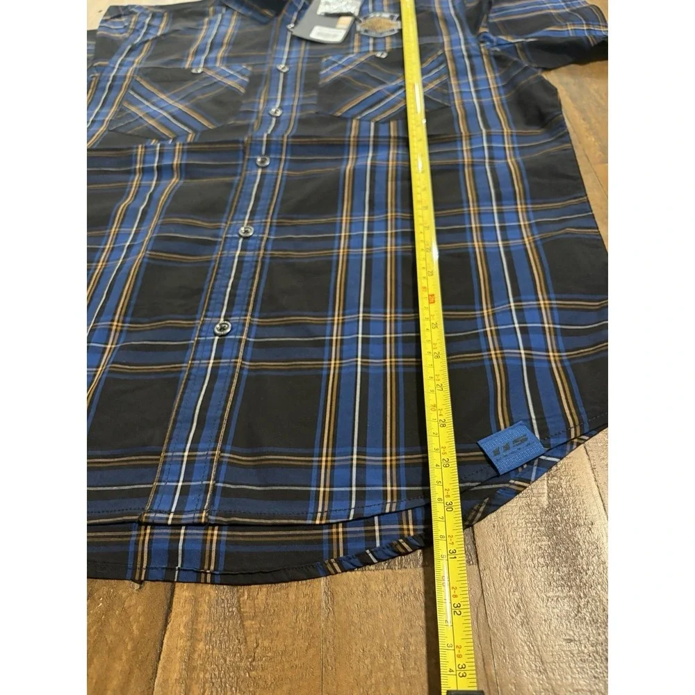 Harley Davidson 115th Anniversary Plaid Shirt Mens Medium NWT 2018 Button Up - Picture 9 of 12